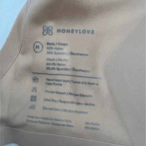 HoneyLove Crossover Bra White T-Shirt Bra Size M Seamless Wireless Comfort - Picture 6 of 7